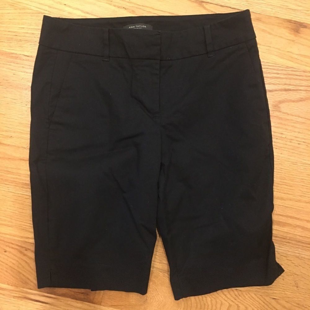 LOFT Black Bermuda Shorts